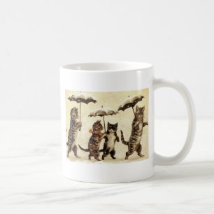 Mug Illustration de chat de défilé de chat de