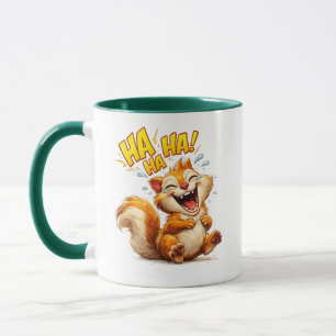 Mug Illustration de dessin animé mignon d'écureuil ria