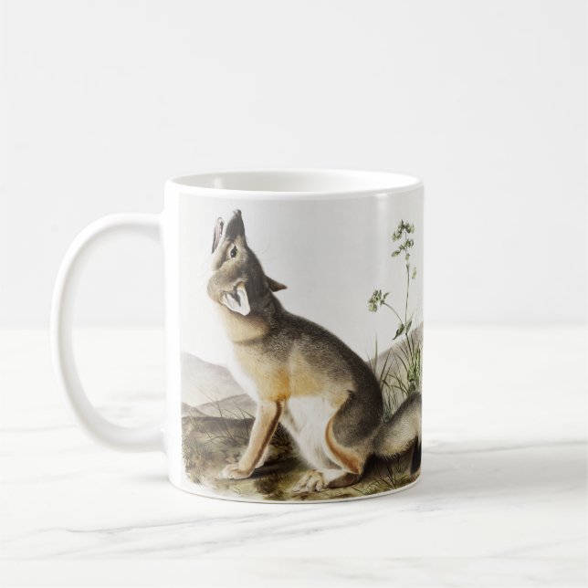 Mug Illustration de Fox (Vulpes velox) (Gauche)