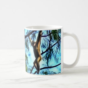 Mug Illustration "de gibbon accrochant"