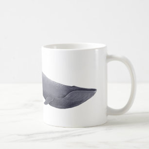 Mug Illustration de la baleine bleue Don d'amoureux de