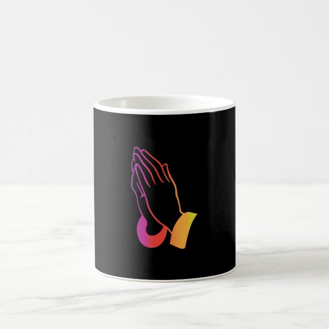 Mug Illustration de la prière Abstraite (Centre)