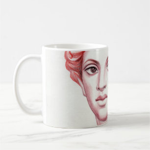 Mug Illustration de la stock en chef de la femme Redhe