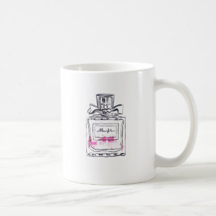 Mug Illustration de l'aquarelle de mode de la bouteill