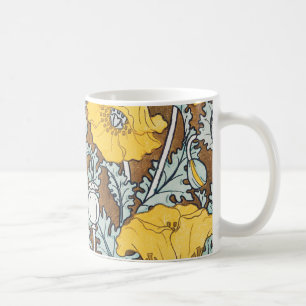 Mug Illustration de l'art du pavot Flower Nouveau