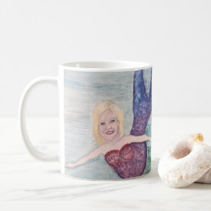 Mug Illustration de peinture de sirène