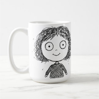 Mug Illustration de personnage dessinée à la main – Ar