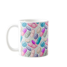 Illustration de pilules pastel de pharmacien
