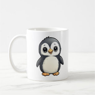 Mug Illustration de pingouin de dessin