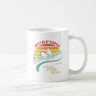 Mug Illustration de surf de la Californie, graphiques