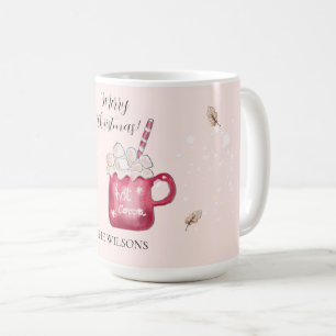 Mug Illustration de vacances de cacao chaud mignon