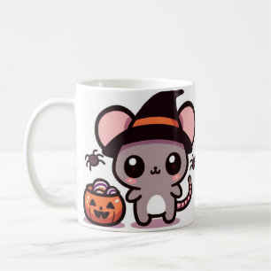 Mug Illustration d'Halloween mignonne et éffrayante av