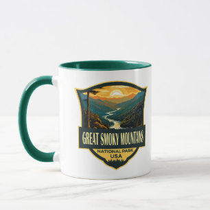 Mug Illustration du parc national des Great Smoky Moun