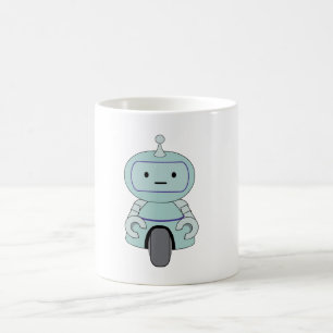 Mug Illustration du robot mignon