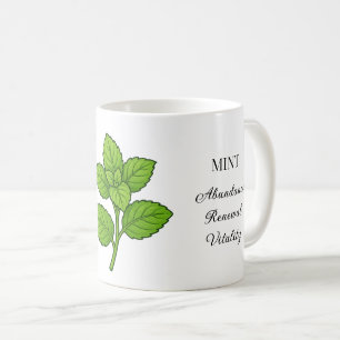 Mug Illustration et utilisations de la menthe