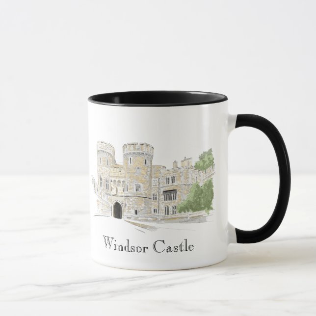 Mug Illustration Iconique Du Château De Windsor (Droite)
