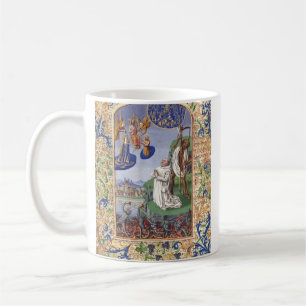 Mug Illustration médiévale de saint Bernard de Clairva