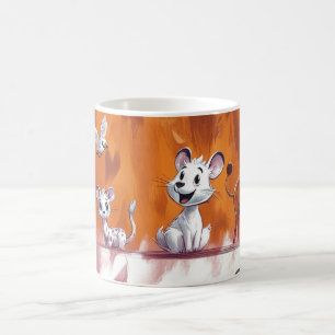 Mug illustration mettant en vedette un bébé jungle de