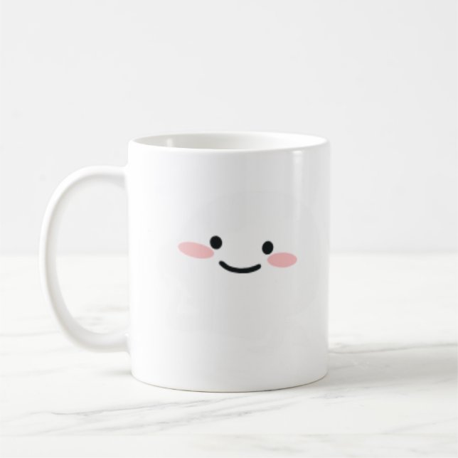 Mug Illustration mignonne customisée de l'autocollant  (Gauche)