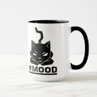 Illustration mignonne et drôle de logo de chat