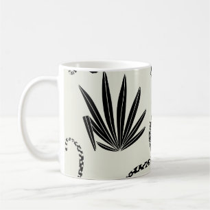 Mug Illustration minimaliste du guépard Vintage
