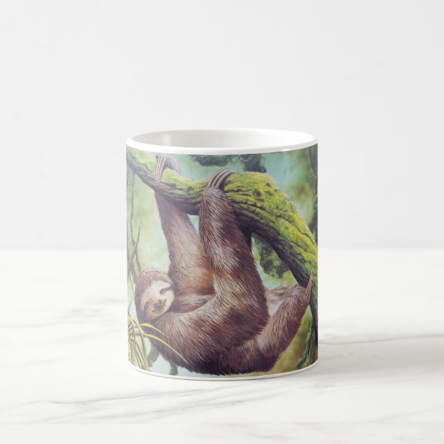 Mug Illustration vintage de paresse (Centre)
