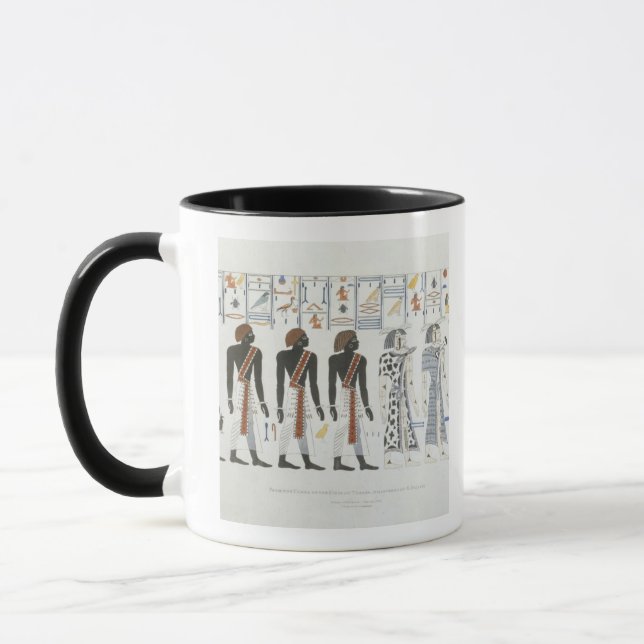 Mug Illustrations des hiéroglyphes des tombes de t (Gauche)