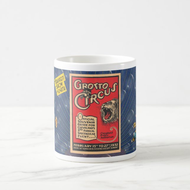 Mug ILLUSTRATIONS vintages DE 'GROTTO CIRCUS' (Centre)