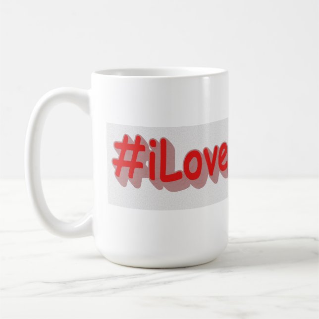 Mug "#iLoveMichigan " Conception sympa. Commandez dès  (Gauche)