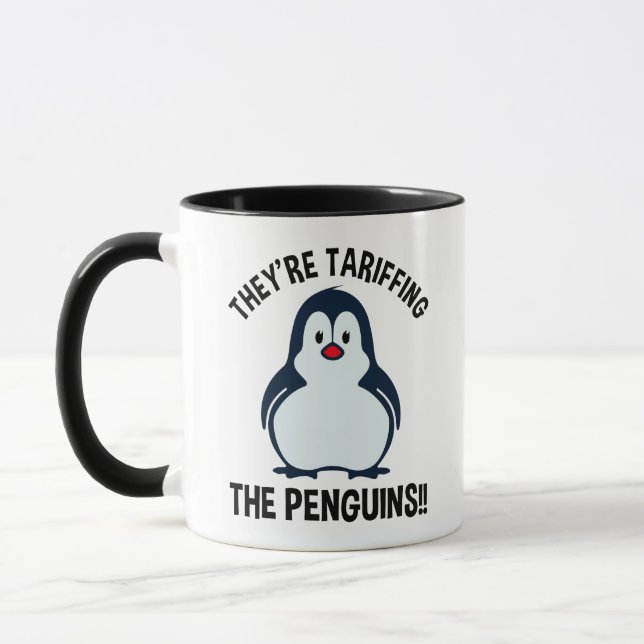 Mug Ils sont en train de dévorer les pingouins ! ! (Gauche)