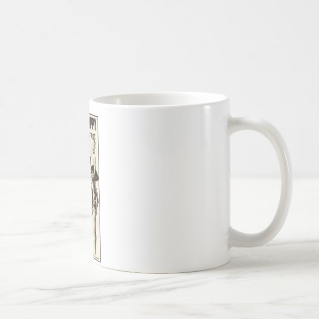 Mug Ils sont heureux puisqu'ils mangent du saindoux (Droite)