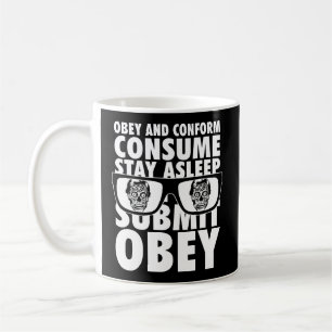 Mug Ils Vivent Obey Et Conforment Consommer Soumettre 