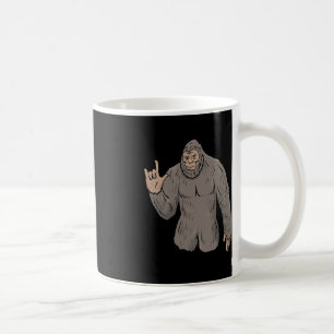 Mug ILY GROS Pied ASL Geste MAIN Sourde Perte d'auditi