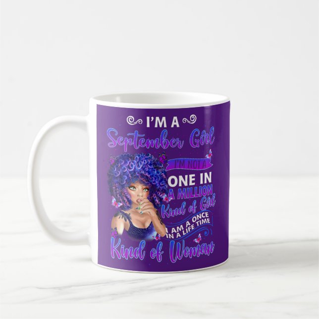 Mug I'm a September Girl Women A Queen Was Born In (Gauche)
