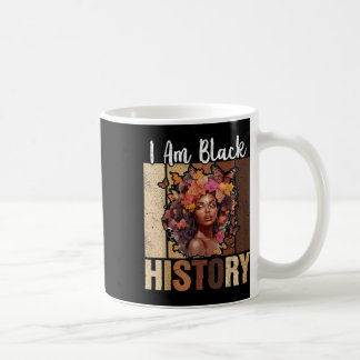 Mug Im Black Histoire Mois Black Melanin Afro Girl, ma