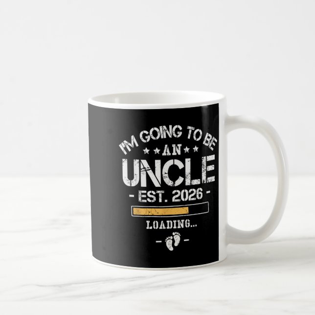 Mug I'm Going To Be An Uncle 2026 - New Baby Announcem (Droite)