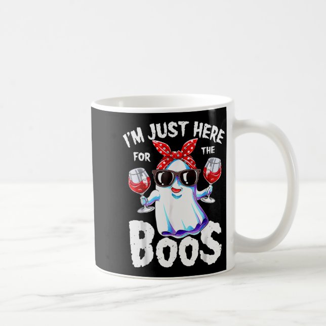 Mug I'm Just Here For The Boos Halloween Women Ghost C (Droite)