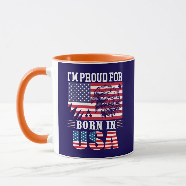 Mug I'm Proud For Born in USA-62974 (Gauche)