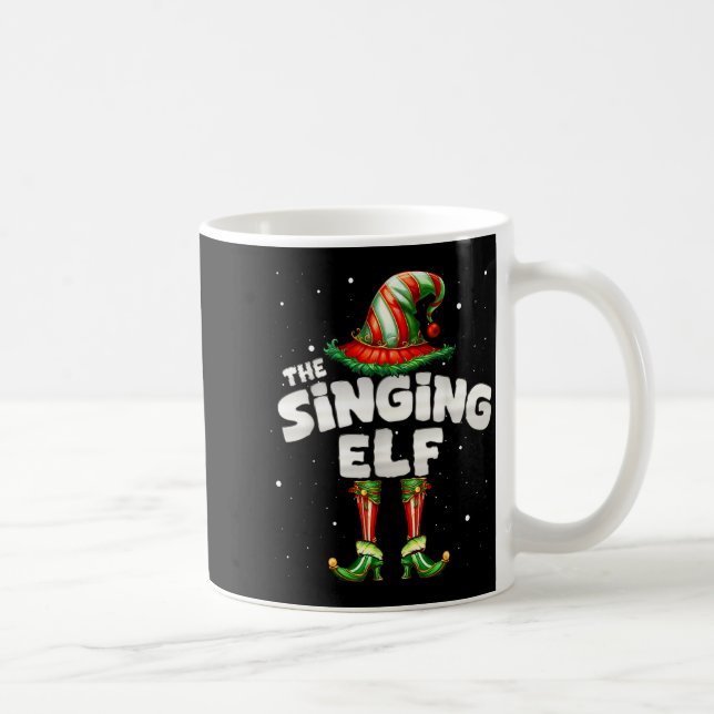 Mug I'm The Singing Elf Family Matching Group Christma (Droite)