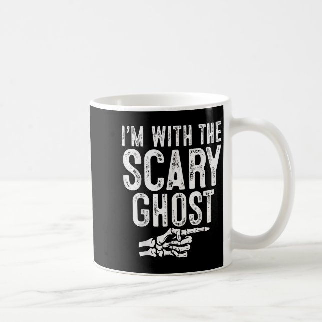 Mug I'm With The Y Ghost Easy Costume Halloween Couple (Droite)