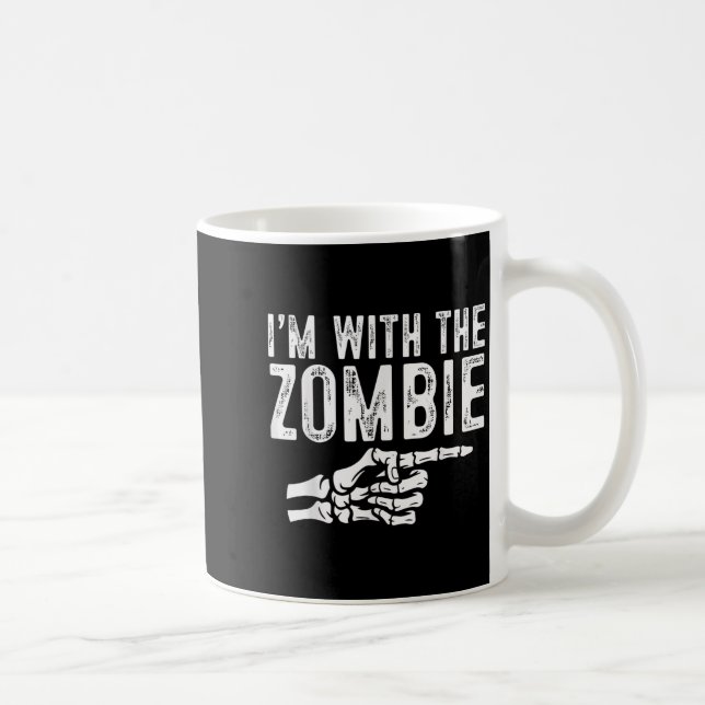 Mug I'm With The Zombie Easy Costume Halloween Couples (Droite)