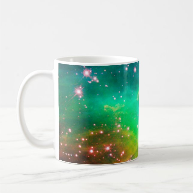 Mug Image de galaxie de groupe d'étoile de nébuleuse (Gauche)