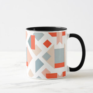 Mug "Image géométrique moderne avec formes et couleurs