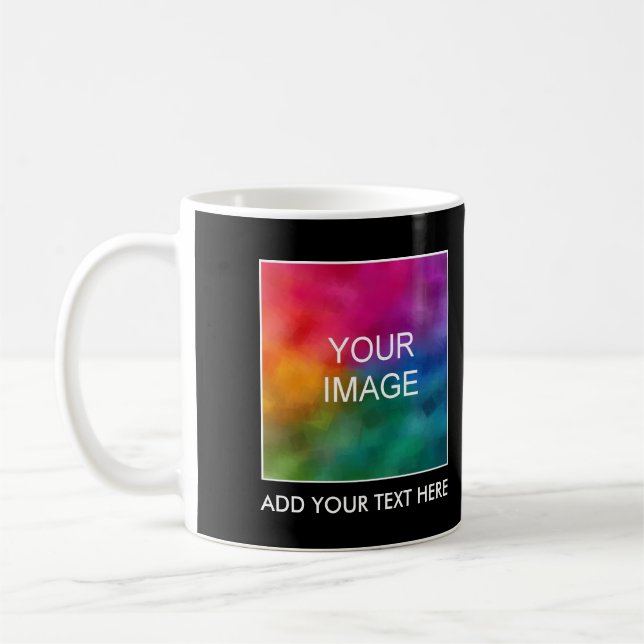 Mug Image personnalisée en mode tendance Ajouter une p (Gauche)