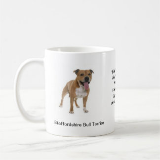 Mug Images de bull-terrier du Staffordshire sur la