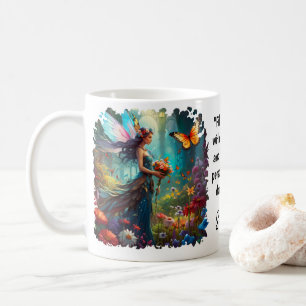 Mug Imaginaire Beau Papillon Fairy Garden Citation