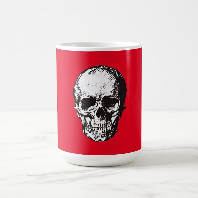 Mug Imaginaire crâne Art Rock Punk Métal lourd (Centre)