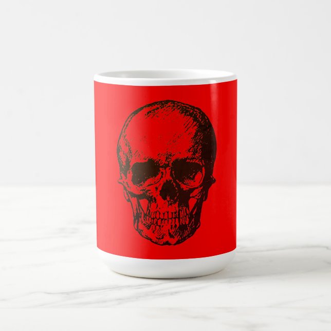 Mug Imaginaire crâne Pop Art Rock Punk Métal lourd Rou (Centre)