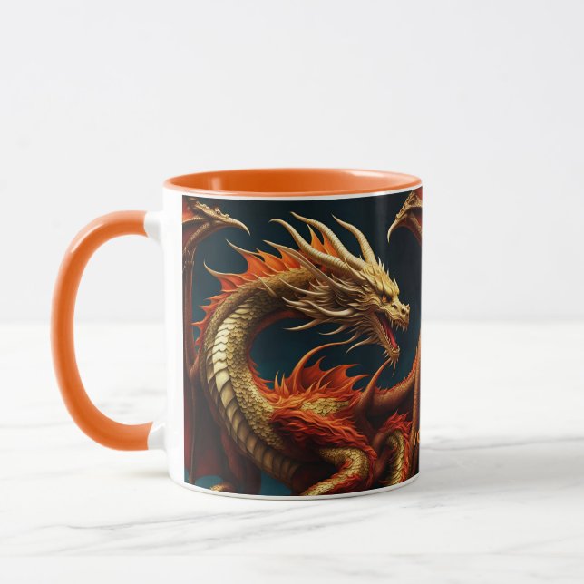 Mug Imaginaire Cute Vivid Majestic Grand Dragon (Gauche)