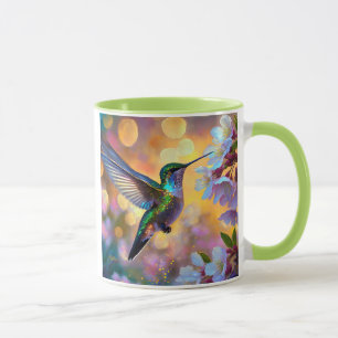 Mug Imaginaire de cerisier en fleurs Hummingbird